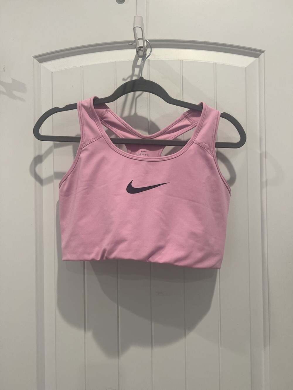 Nike Dri-FIT Racerback Sports Bra Pink Plus Size 1X